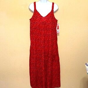 Joie Elegant Red Sleeveless Dress